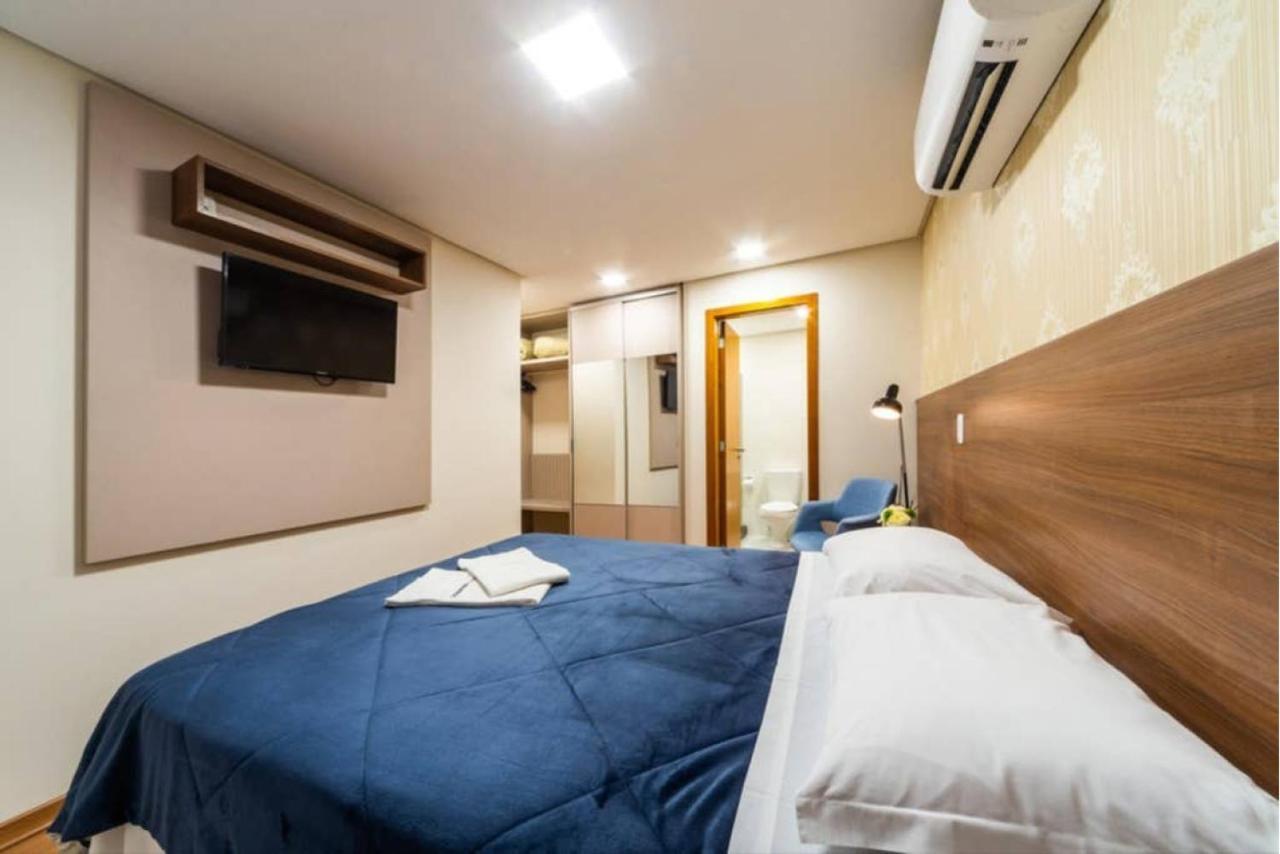 Lindo Apto De 2 Quartos Em Gramado - Ed Paradiso Esterno foto